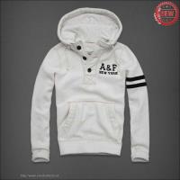 heren abercrombie fitch pullover half-knop wit new york Wholesale Store lgtp7722